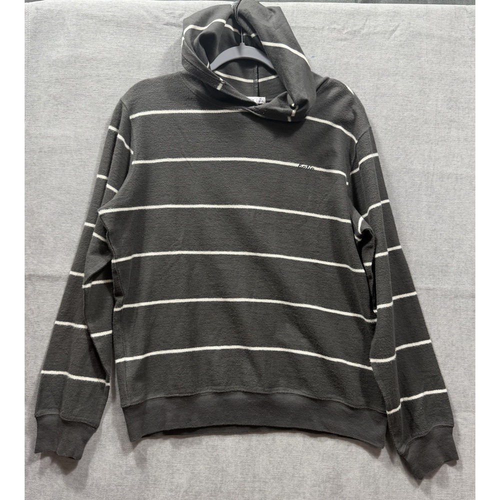 KATIN Parks Fleece Hoodie Stripes Sweater Men's Medium Green